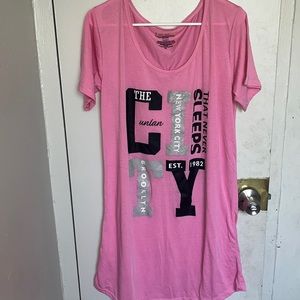 Pink city nightgown